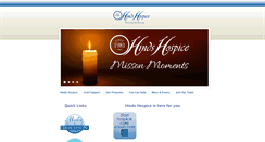 Desktop Screenshot of hindshospice.org